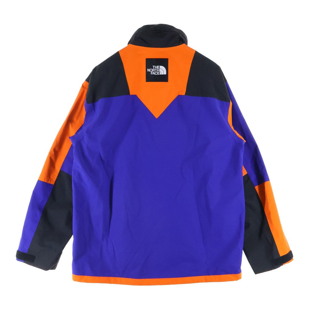 THE NORTH FACE(ザノースフェイス) RAGE GTX SHELL JACKET レイジ ゴアテックス シェル ナイロン マウンテンジャケット オレンジ/ブルー NP11961