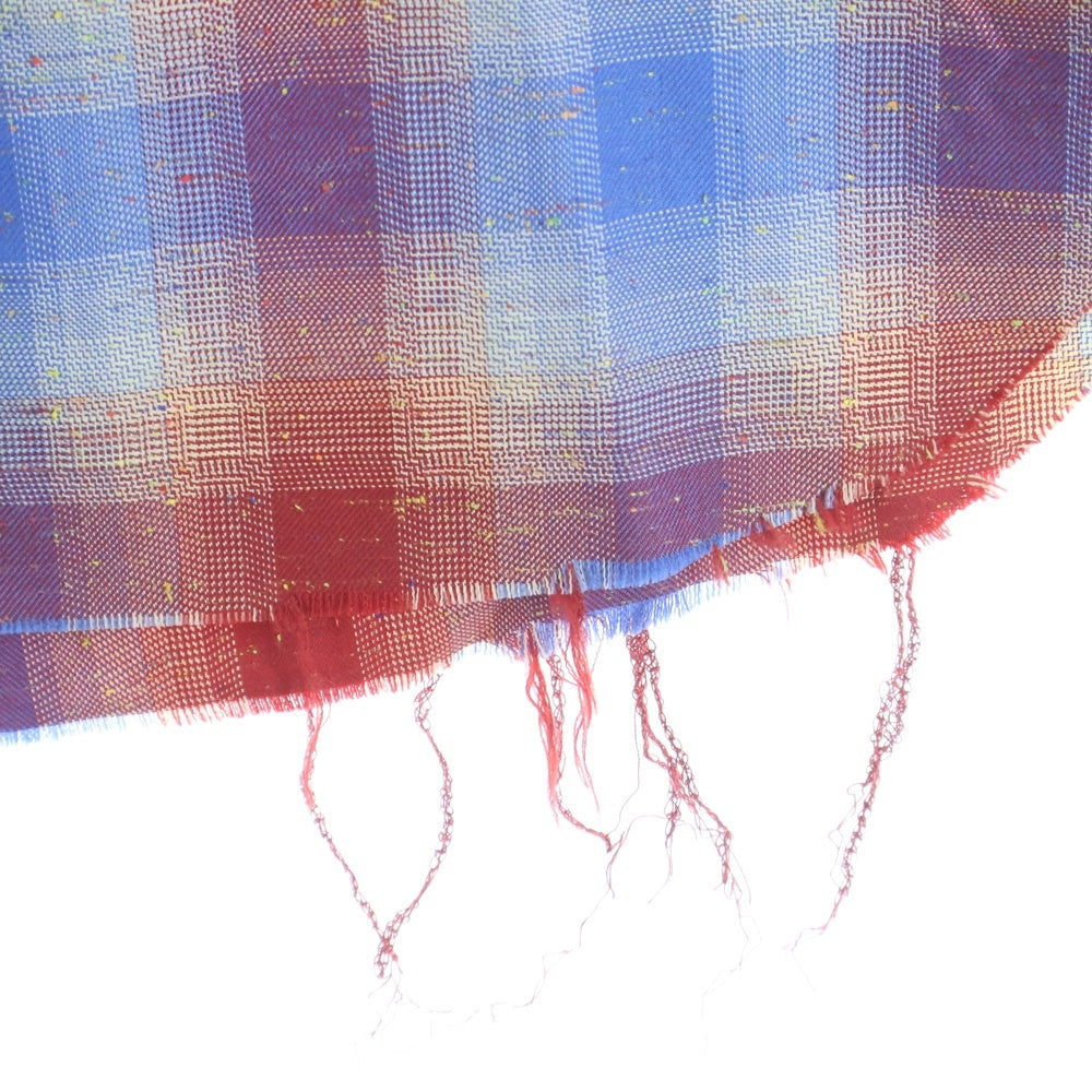 MASU(エムエーエスユー) 22AW RAINBOW DUST SHIRT スパンコール チェック柄 長袖シャツ ロングスリーブ マルチカラー MVFW-SH0122