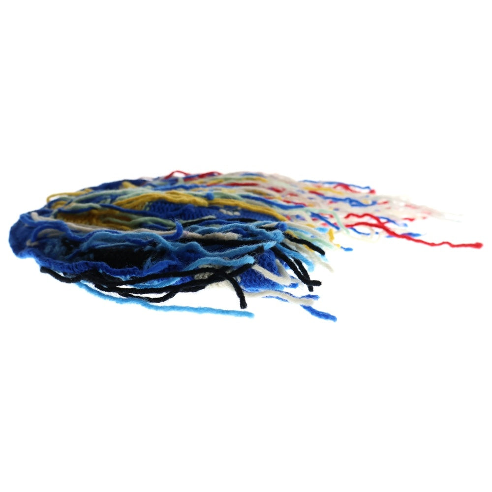 CHARLES JEFFREY LOVERBOY(チャールズジェフリーラバーボーイ) フリンジ アクリル ニットキャップ マルチカラー