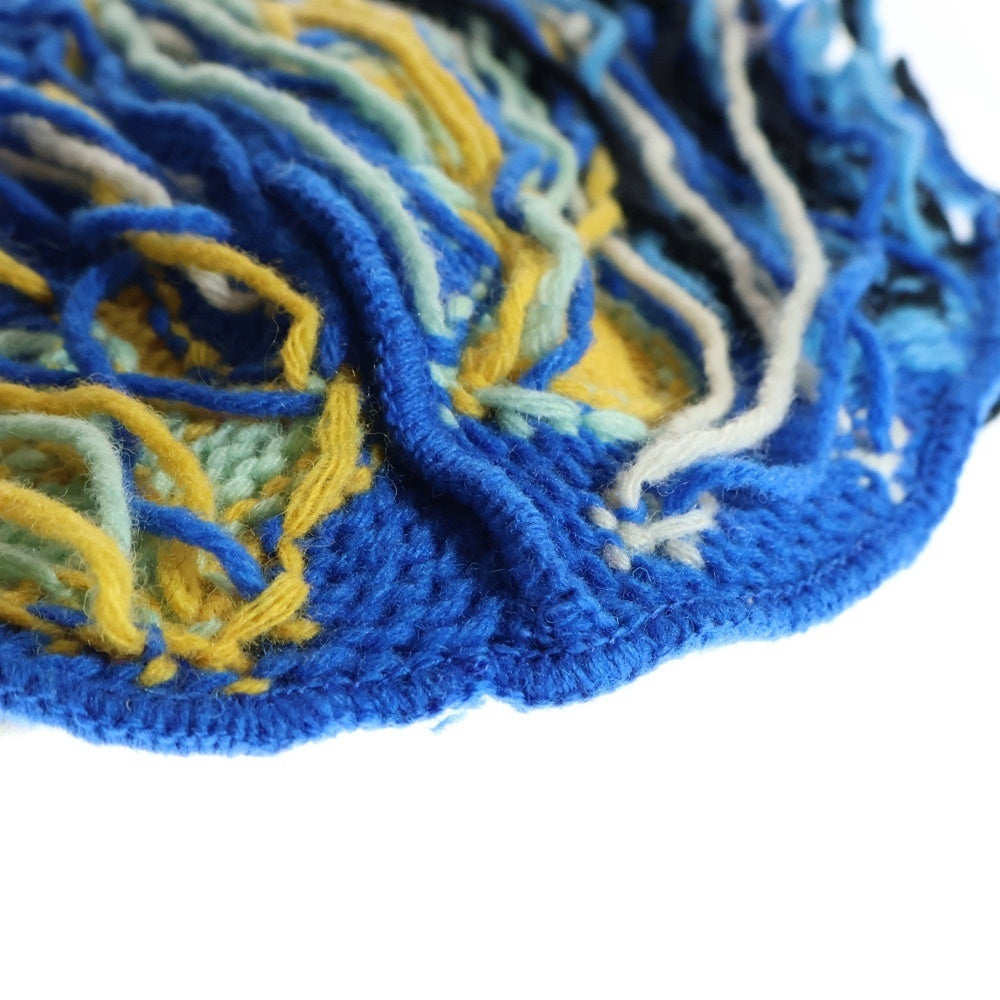 CHARLES JEFFREY LOVERBOY(チャールズジェフリーラバーボーイ) フリンジ アクリル ニットキャップ マルチカラー