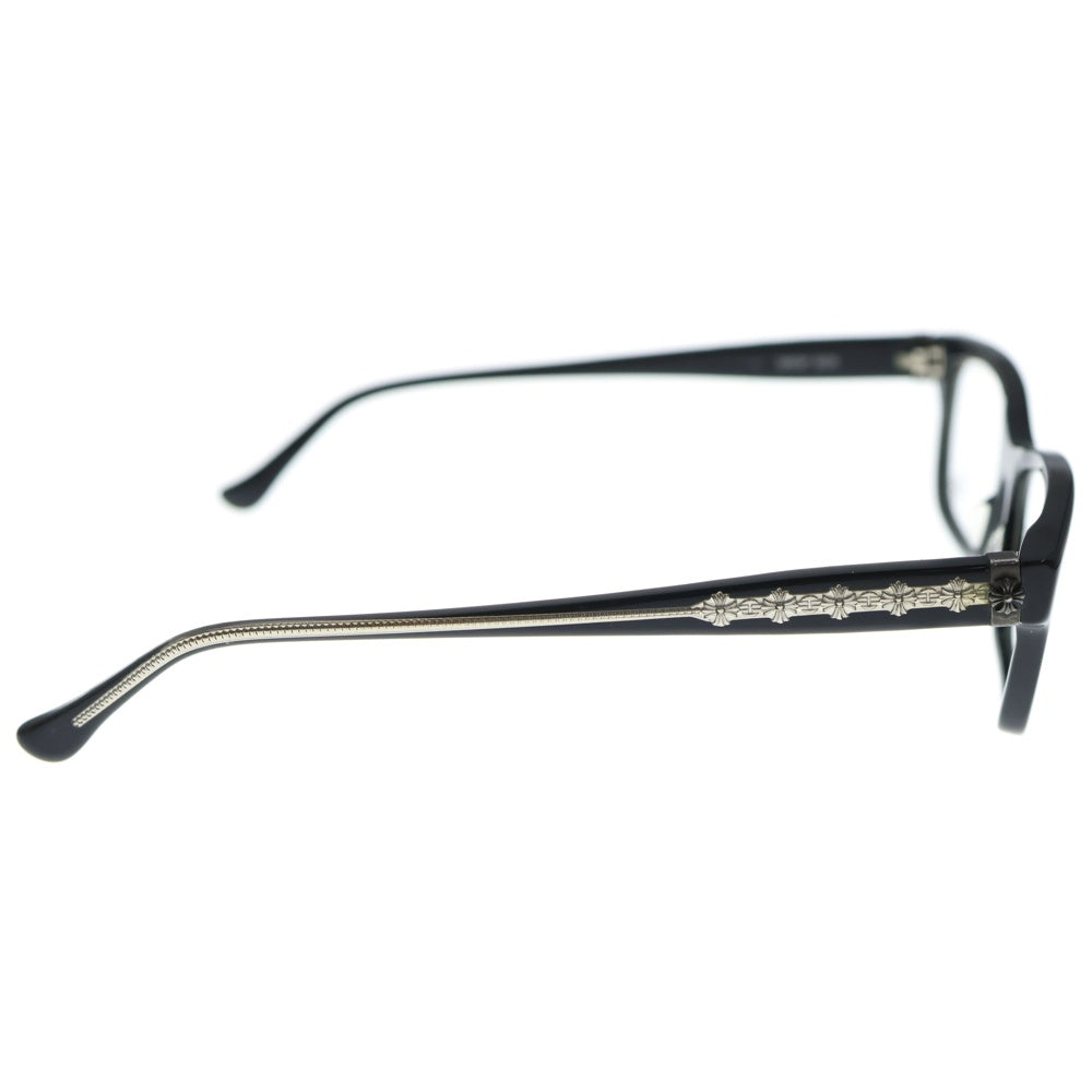 CHROME HEARTS(クロムハーツ) DROP BOX ドロップボックス CHプラステンプル ウェリントンフレーム メガネ サングラス 眼鏡 ブラック