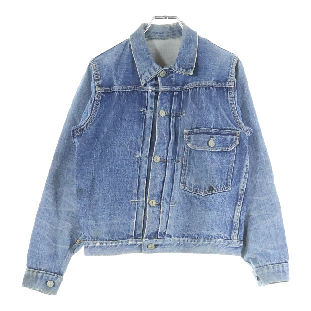 Levi's(リーバイス) 40-50S 506XX 1st BIG-E DENIM JACKET SLIDE BACKLE スライドバックル ボタン裏刻印無し デニムジャケット