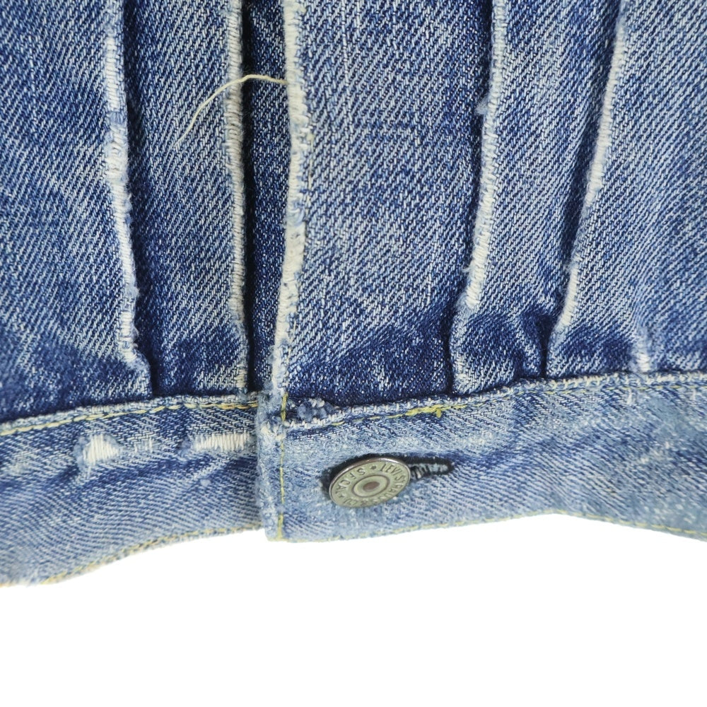 Levi's(リーバイス) 40-50S 506XX 1st BIG-E DENIM JACKET SLIDE BACKLE スライドバックル ボタン裏刻印無し デニムジャケット
