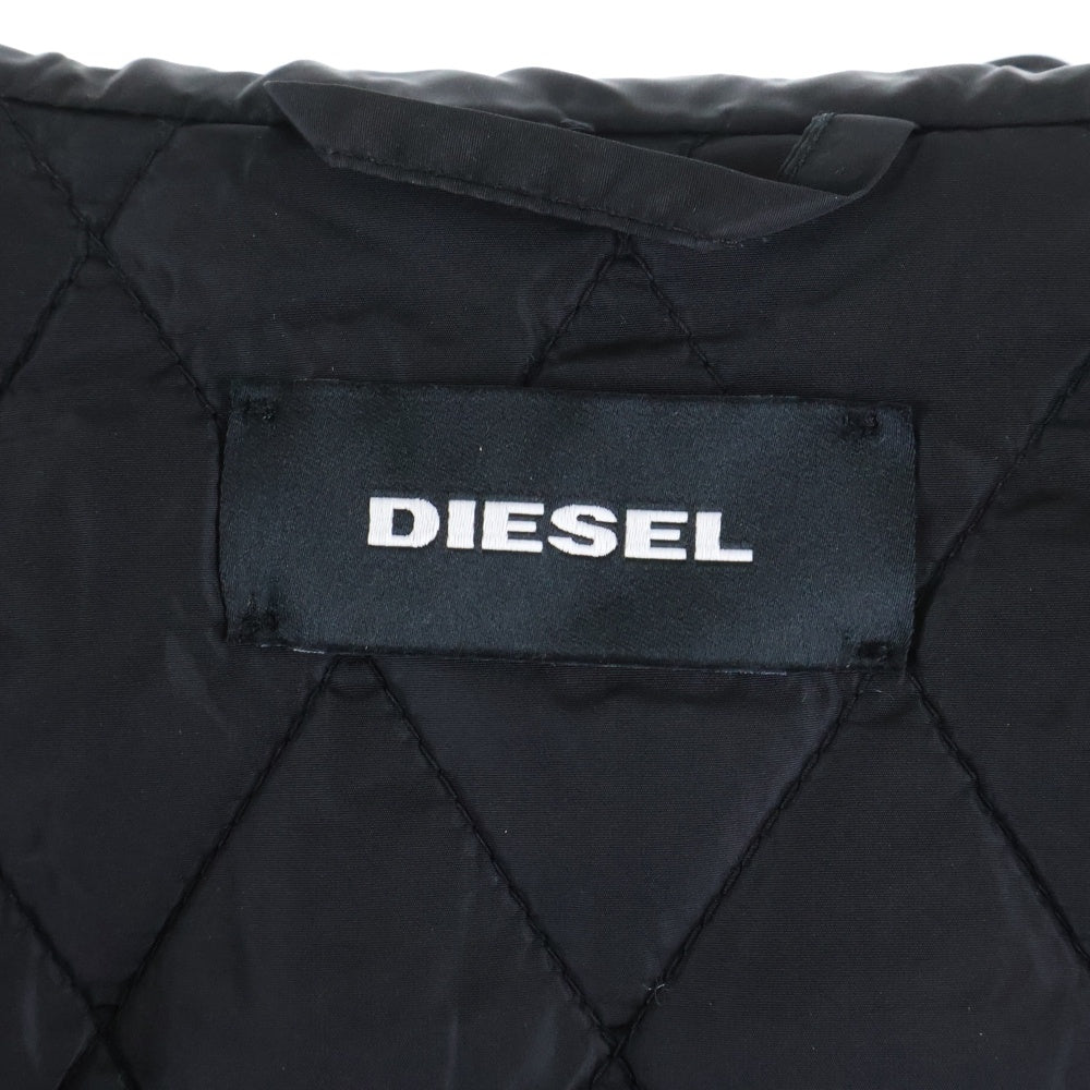 DIESEL(ディーゼル) ジップアップ フーディ ナイロンジャケット 00E8F203 ブラック