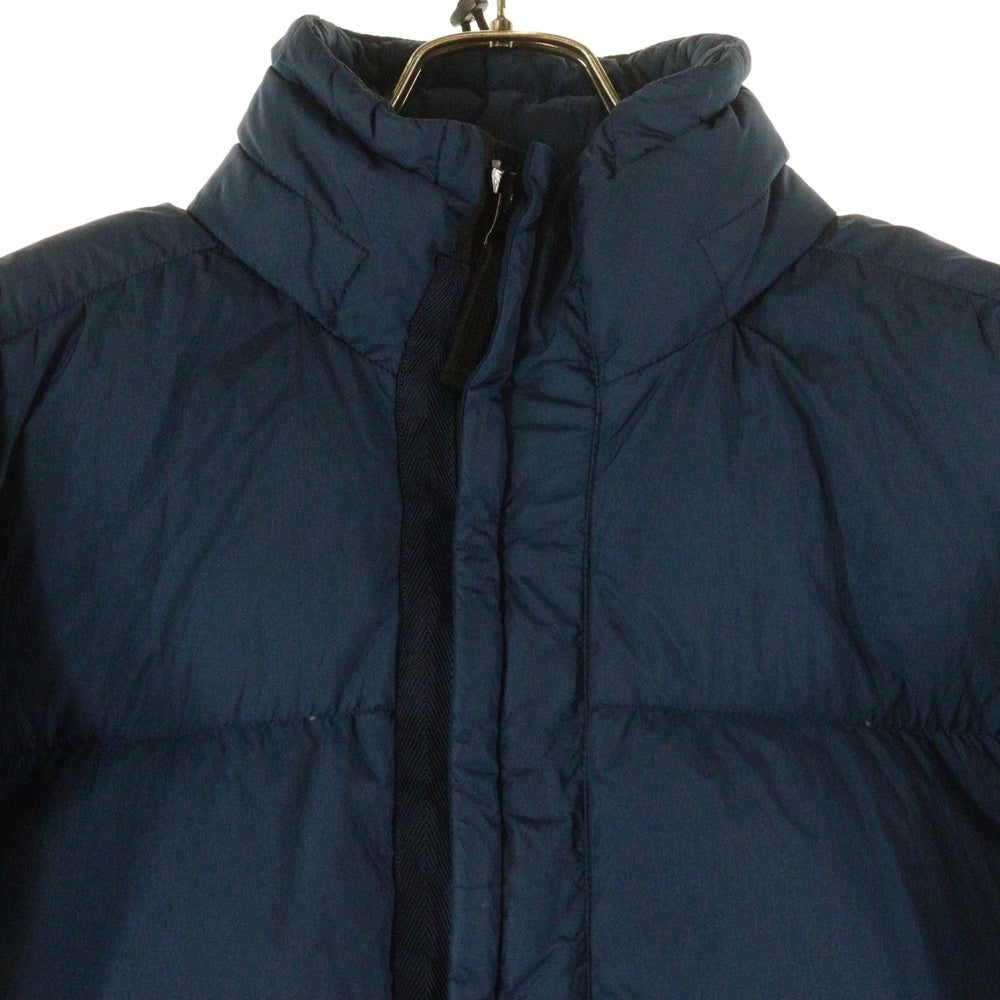 STONE ISLAND(ストーンアイランド) Garment Dye Crinkle Down Puffy Jacket 671542223 ガーメントダイ ロゴワッペン ダウンジャケット ブルー