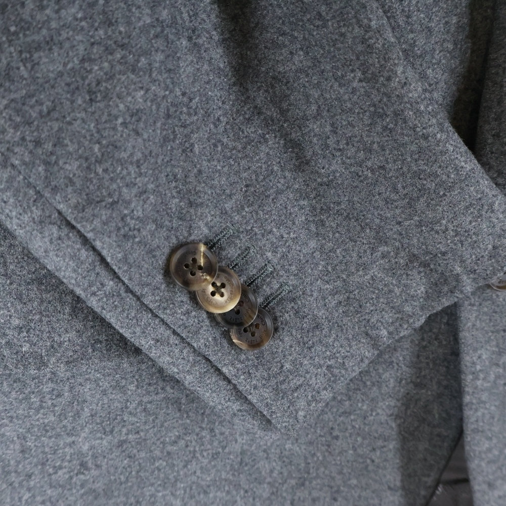 Ermenegildo Zegna(エルメネジルドゼニア) 14milmil 2ボタン カシミヤ混 テーラードジャケット グレー