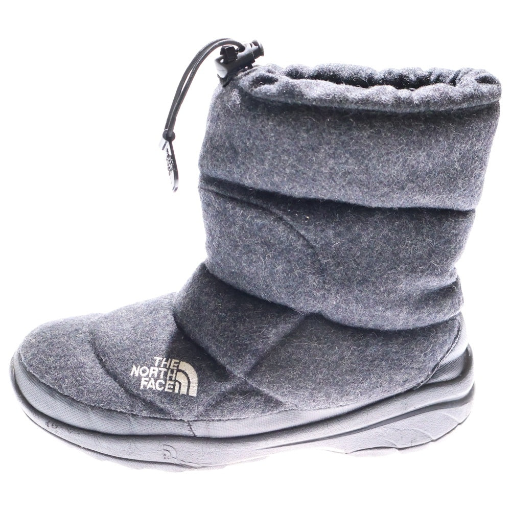 THE NORTH FACE(ザノースフェイス) Nuptse Bootie Wool ヌプシ ウール スノーブーツ グレー US9/27.0cm NF51485