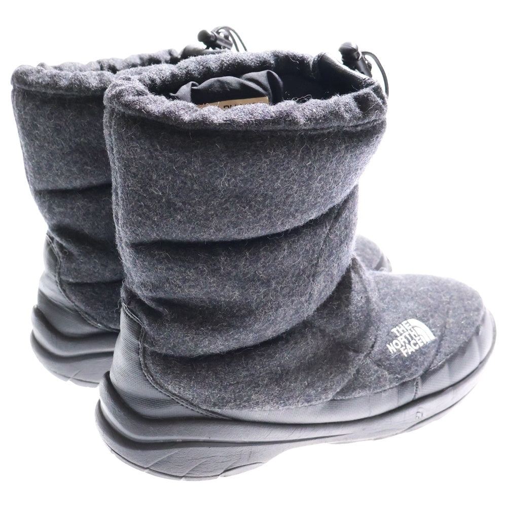 THE NORTH FACE(ザノースフェイス) Nuptse Bootie Wool ヌプシ ウール スノーブーツ グレー US9/27.0cm NF51485