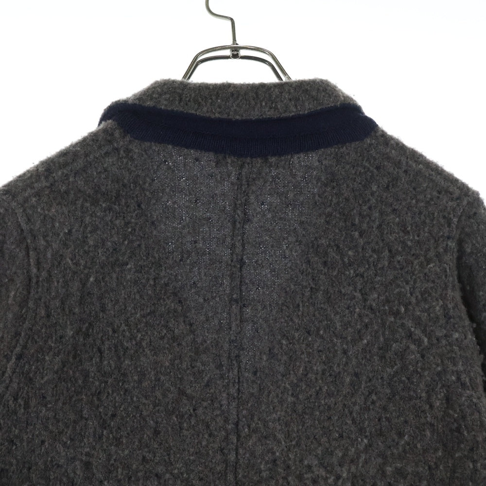 LARDINI(ラルディーニ) 2B テーラード ニットカーディガン グレー IALJM15