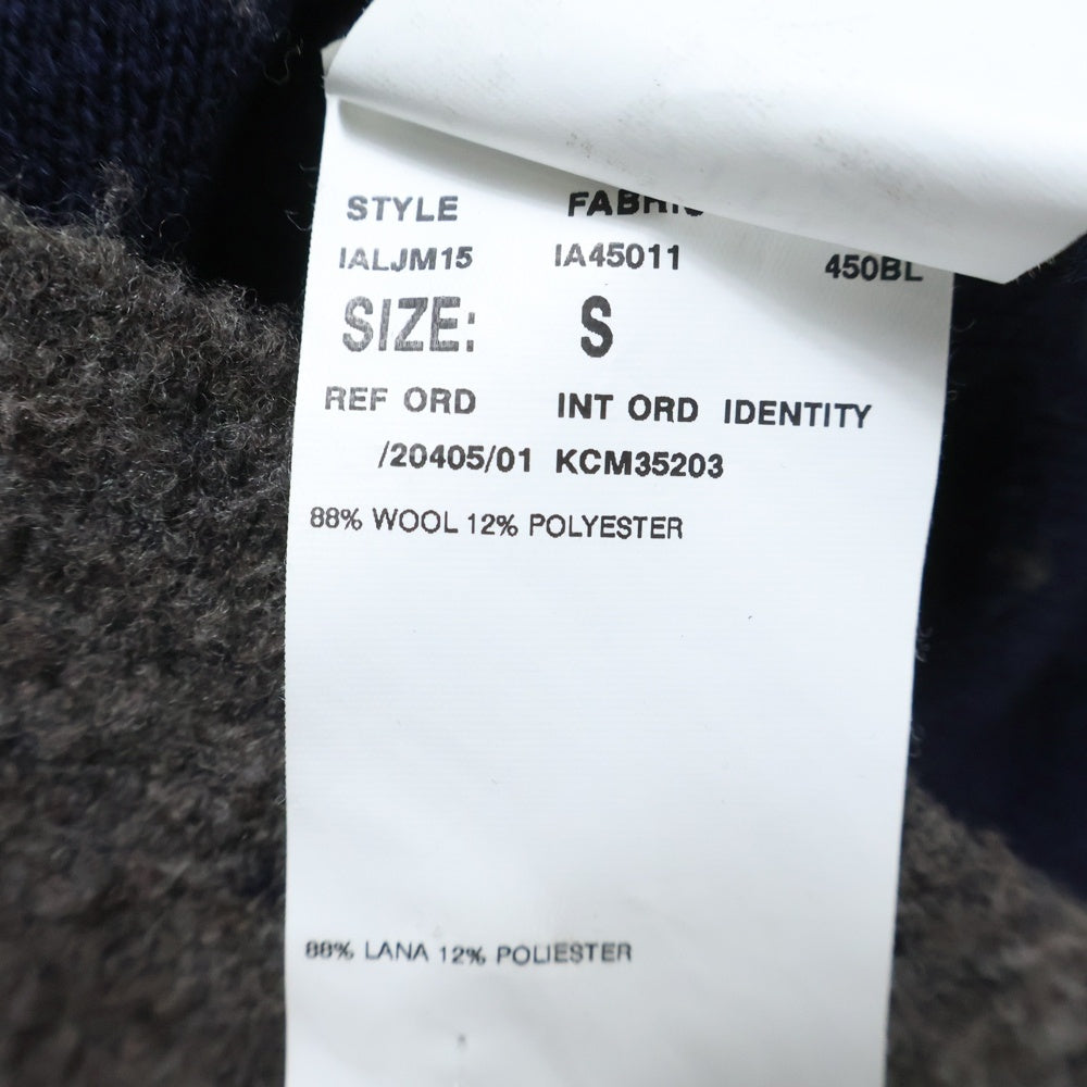 LARDINI(ラルディーニ) 2B テーラード ニットカーディガン グレー IALJM15