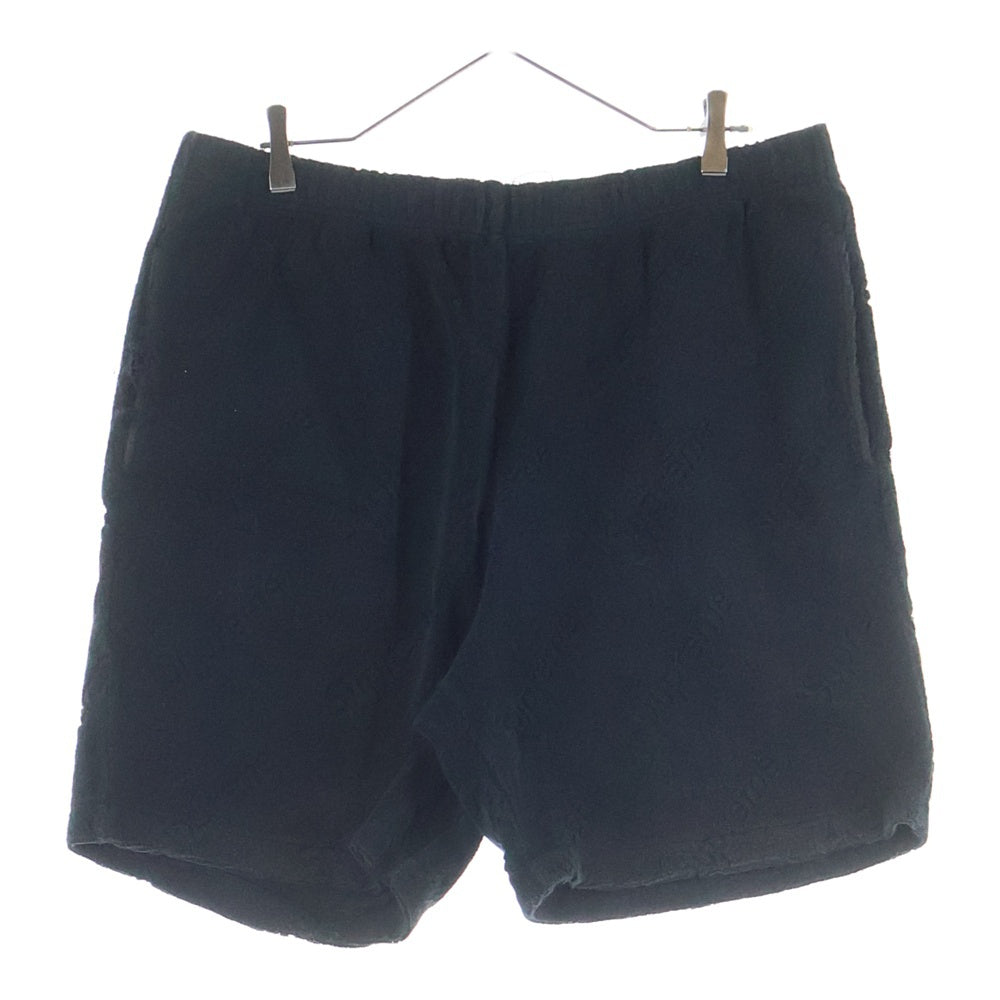 SUPREME(シュプリーム) 19SS Terry Jacquard Logo Short テリージャガードロゴショーツ ハーフパンツ ブラック