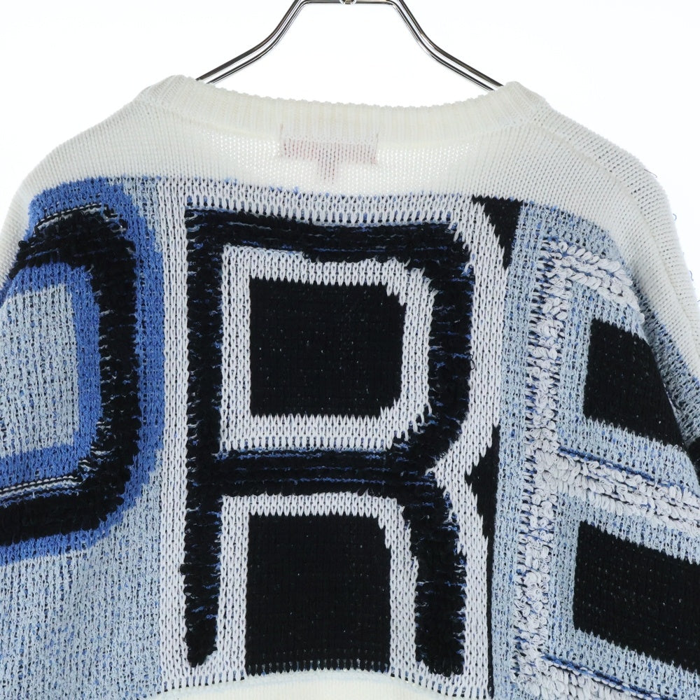 SUPREME(シュプリーム) 21AW Chenille Logo Sweater シェニールロゴセーター ホワイト