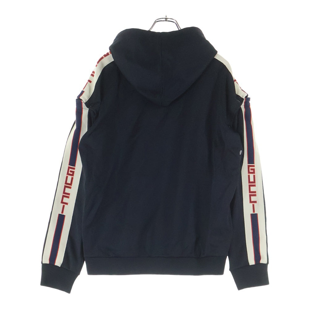 GUCCI(グッチ) テクニカルジャージー アームチェンジ パーカー 475354-X5U11 ブラック