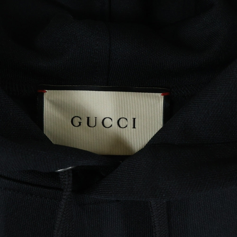 GUCCI(グッチ) テクニカルジャージー アームチェンジ パーカー 475354-X5U11 ブラック