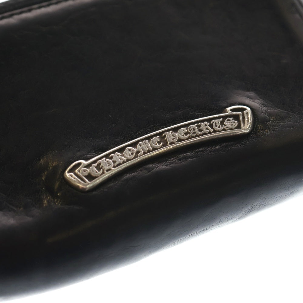CHROME HEARTS(クロムハーツ) COIN CASE コインケース ダガーラウンドジップレザーコインケース ブラック