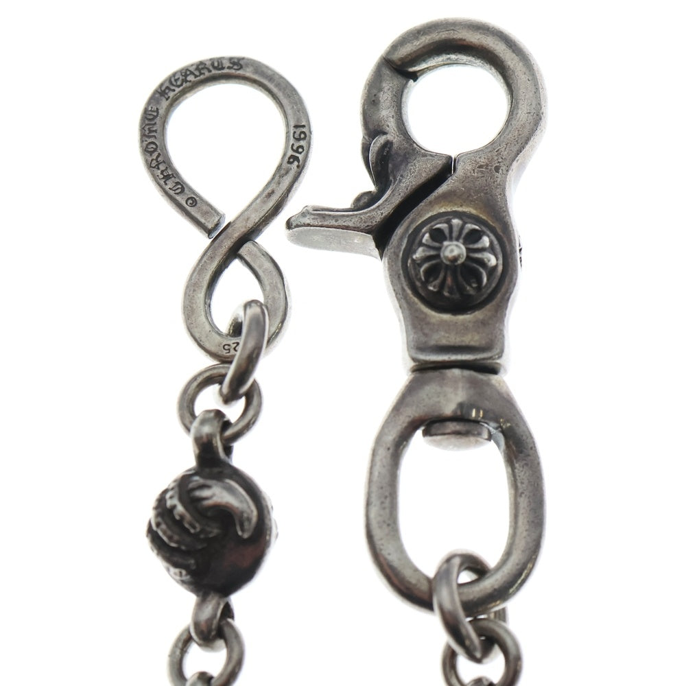 CHROME HEARTS(クロムハーツ) 2BALL SHORT-S/1クリップショート#2マルチボール ウォレットチェーン シルバー