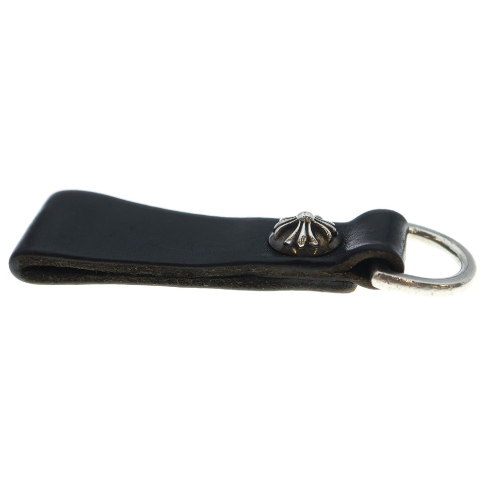 CHROME HEARTS(クロムハーツ) BELT LOOP D RING Dリング クロスボールベルトループ ブラック/シルバー BCA415
