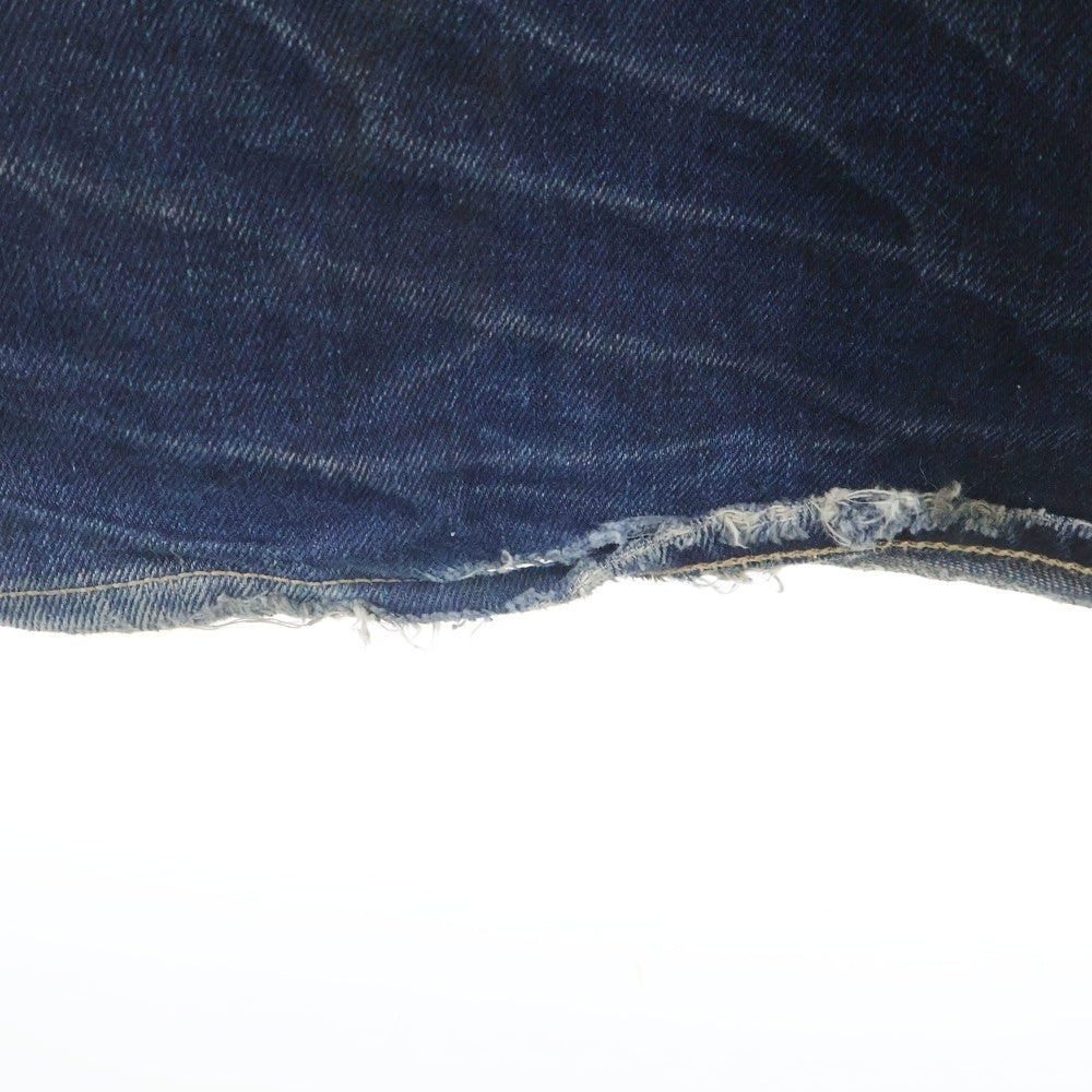 Acne Studios(アクネ ストゥディオズ) FN Darkside Leather ダークサイド レザー ボタンフライ デニムパンツ インディゴ B000370