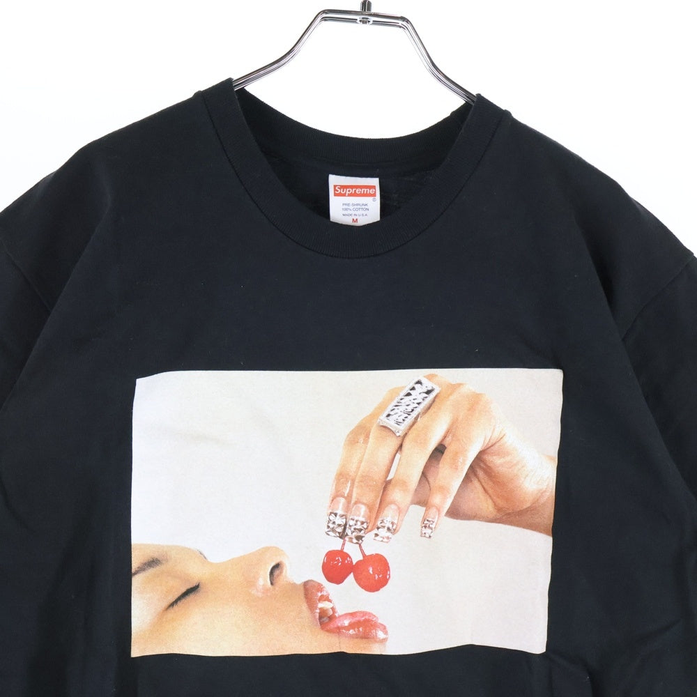 SUPREME(シュプリーム) 20SS Cherries Tee チェリープリント クルーネック 半袖Tシャツ カットソー ブラック