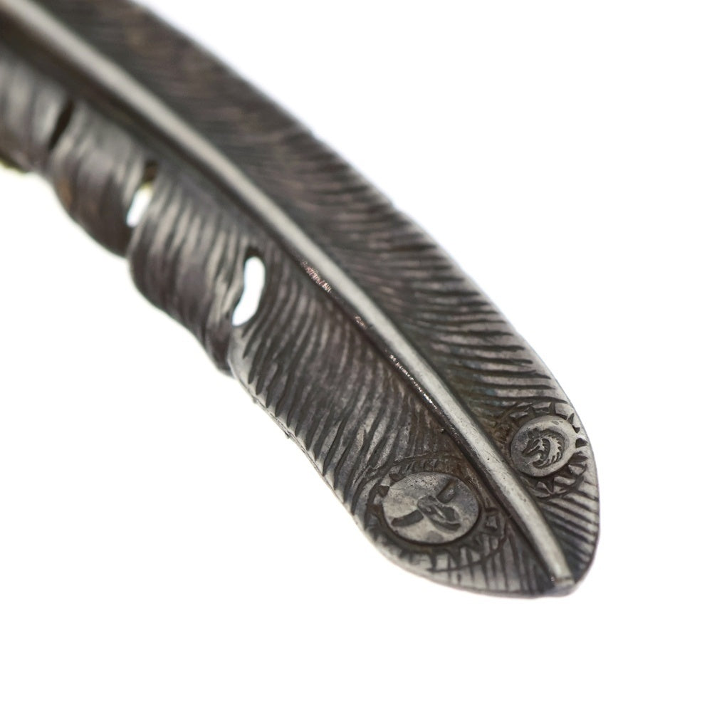 TADY & KING(タディアンドキング) 特大ハート K18 フェザー 右向き シルバー/ゴールド