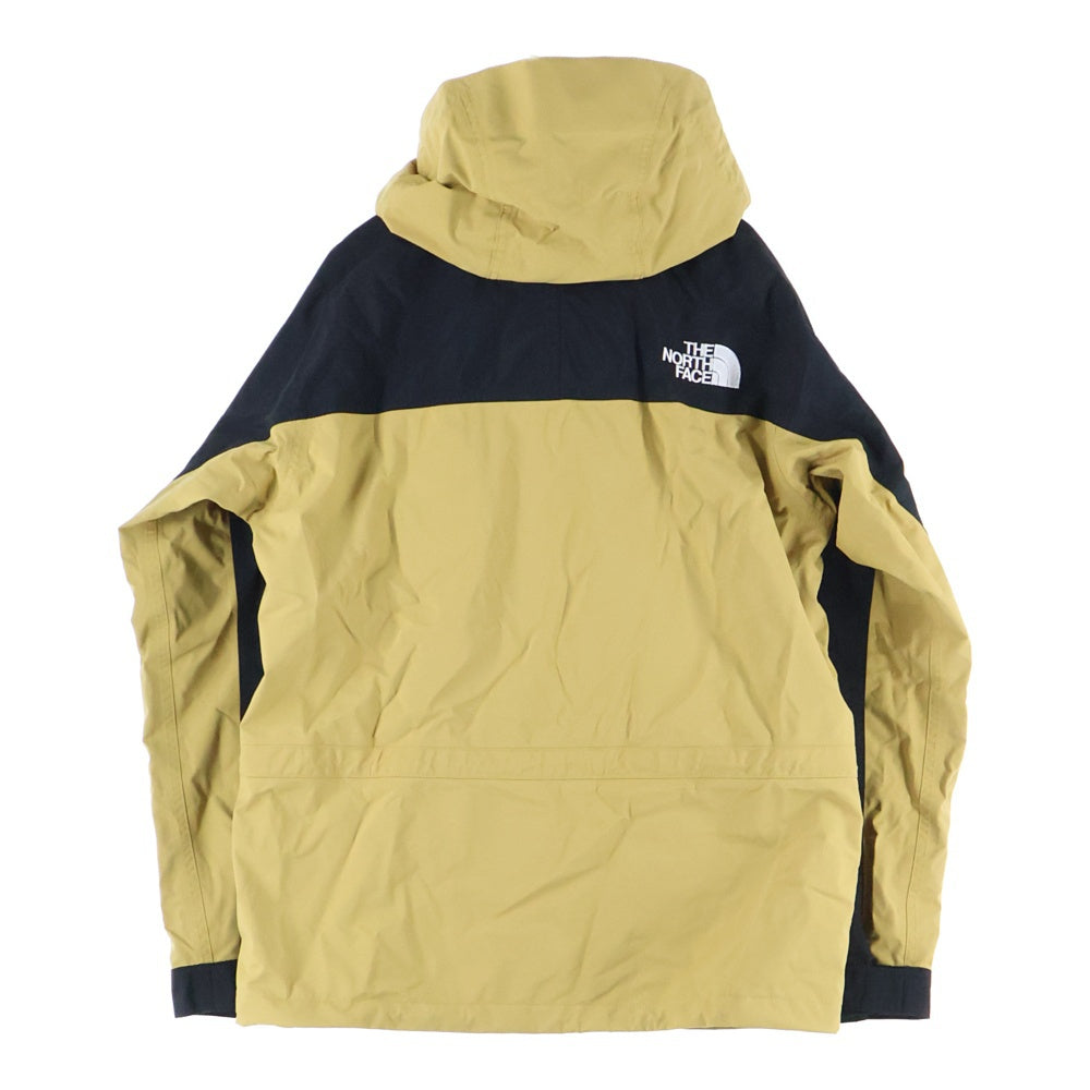THE NORTH FACE(ザノースフェイス) MOUNTAIN LIGHT JACKET GORE-TEX ゴアテックス 胸ロゴデザイン フーデッド ジップアップ マウンテンライトジャケット ベージュ/ブラック NP11834