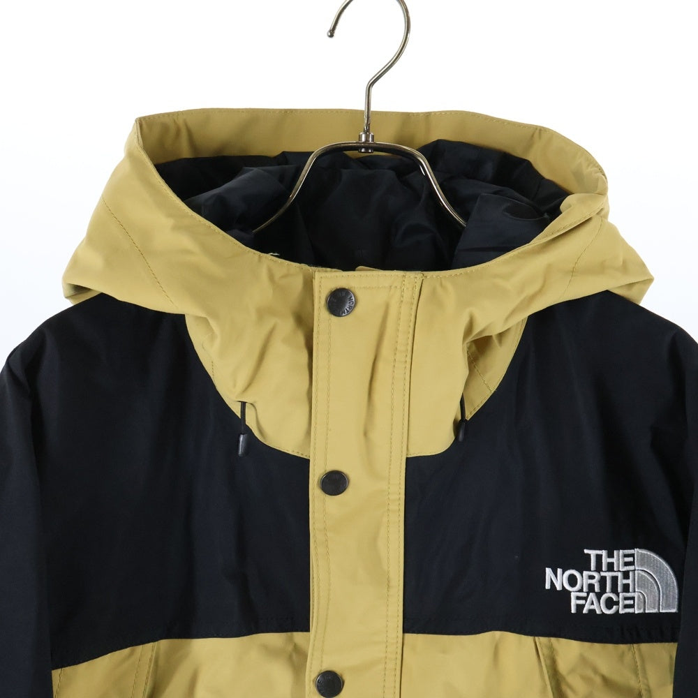 THE NORTH FACE(ザノースフェイス) MOUNTAIN LIGHT JACKET GORE-TEX ゴアテックス 胸ロゴデザイン フーデッド ジップアップ マウンテンライトジャケット ベージュ/ブラック NP11834
