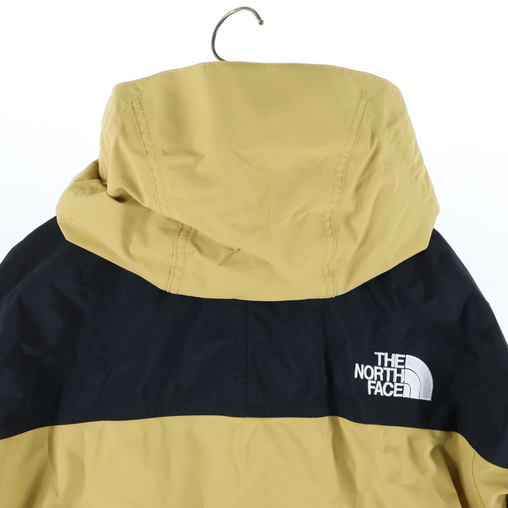 THE NORTH FACE(ザノースフェイス) MOUNTAIN LIGHT JACKET GORE-TEX ゴアテックス 胸ロゴデザイン フーデッド ジップアップ マウンテンライトジャケット ベージュ/ブラック NP11834