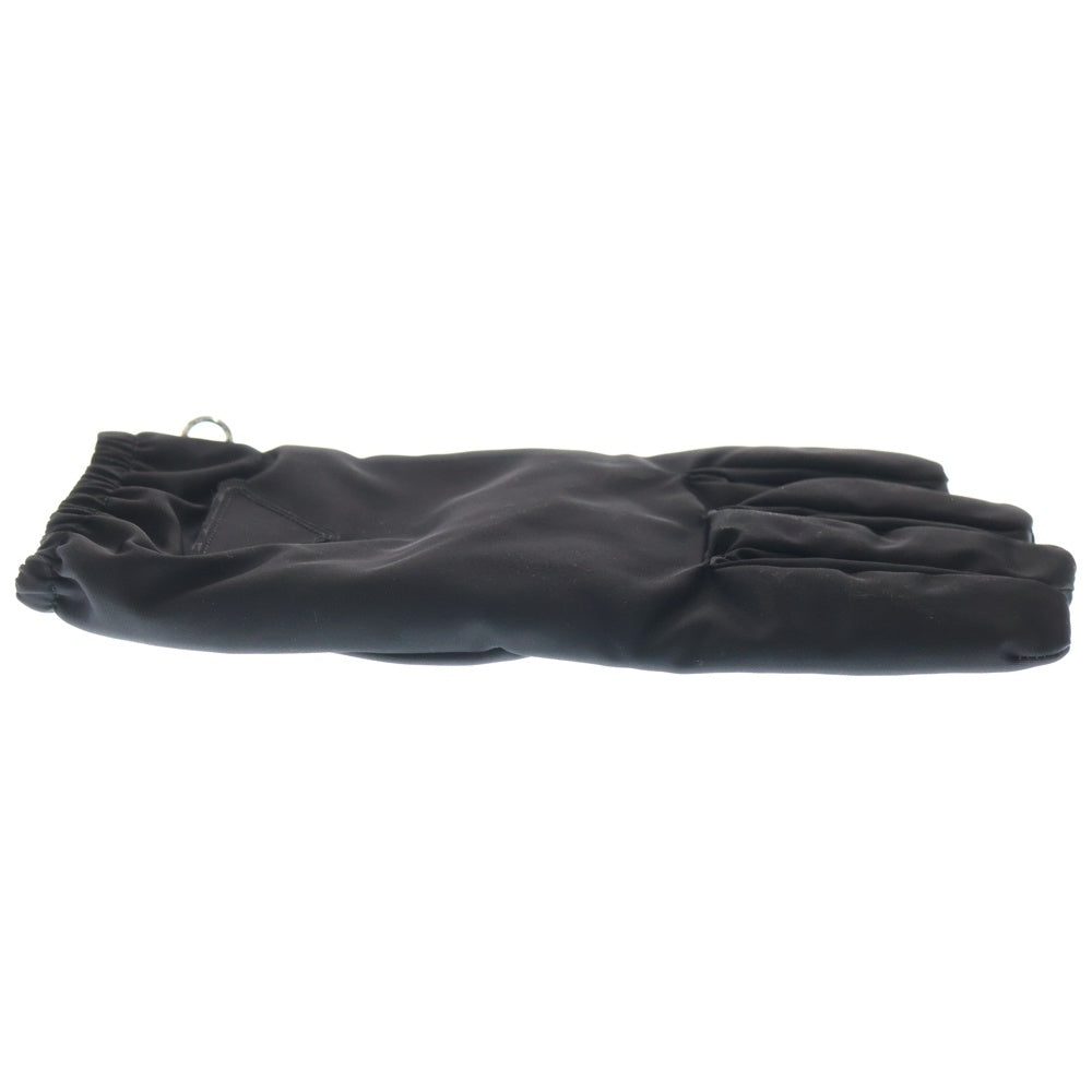 PRADA(プラダ) Re-nylon Gloves トライアングル ナイロングローブ 手袋 ブラック 2GG170 1WQ8 レディース