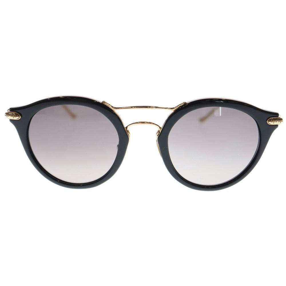 CHROME HEARTS(クロムハーツ) EVAGASABLELISTIC ゴールドテンプル ボストンフレーム カラーレンズ サングラス メガネ 眼鏡 ブラック/ゴールド