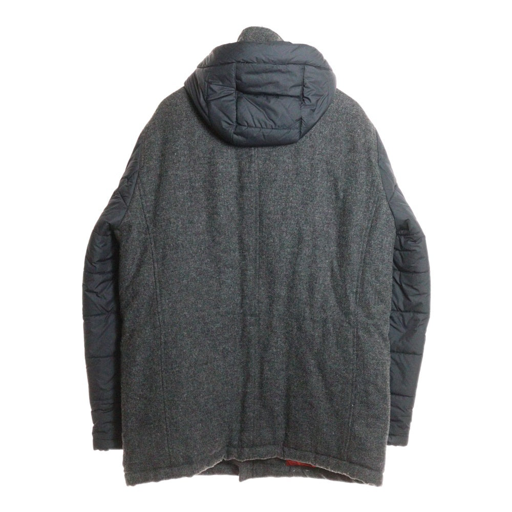 TOMMY HILFIGER(トミーヒルフィガー) アーム切替 ウール 中綿ジャケット グレー 0887865965-024