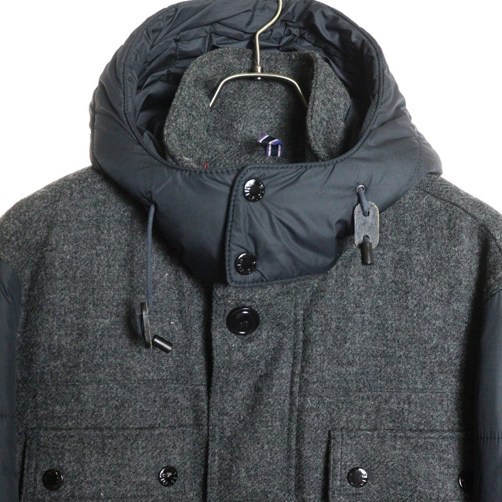 TOMMY HILFIGER(トミーヒルフィガー) アーム切替 ウール 中綿ジャケット グレー 0887865965-024