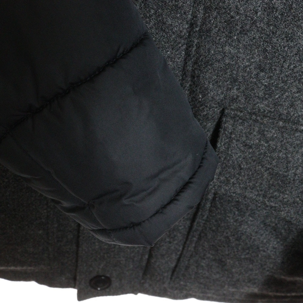 TOMMY HILFIGER(トミーヒルフィガー) アーム切替 ウール 中綿ジャケット グレー 0887865965-024