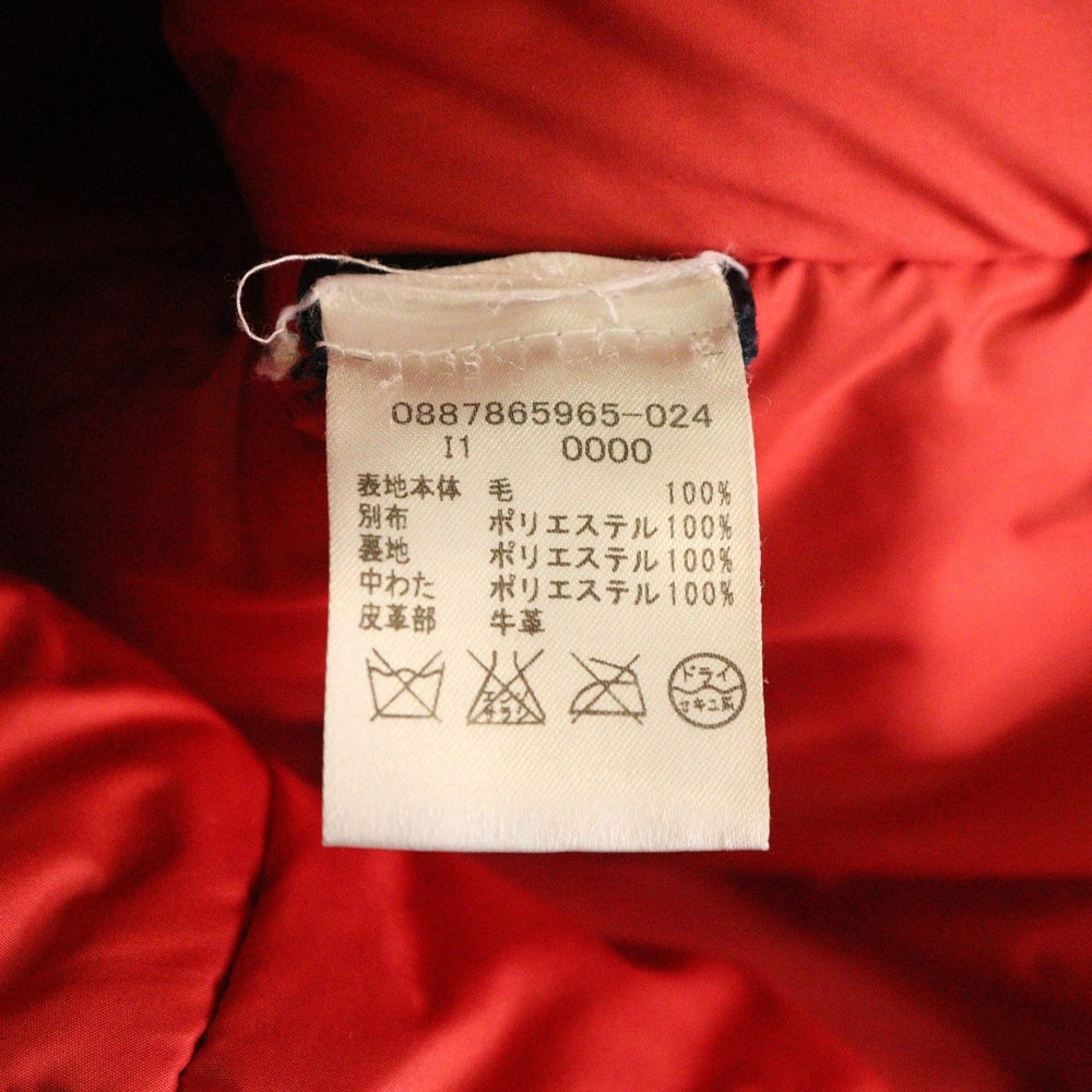 TOMMY HILFIGER(トミーヒルフィガー) アーム切替 ウール 中綿ジャケット グレー 0887865965-024