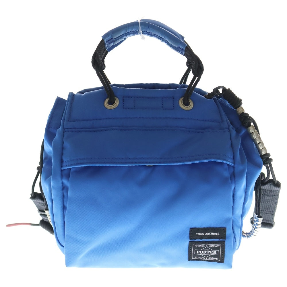 PORTER(ポーター) × TOGA STRING BAG トーガ ストリングバッグ ブルー レディース