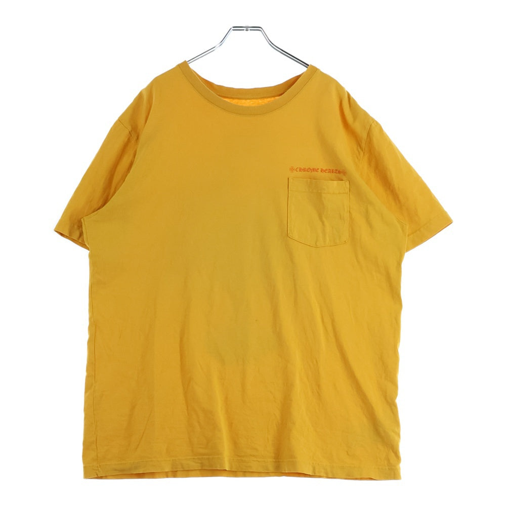 CHROME HEARTS(クロムハーツ) MATTY BOY PPO mustard Tee Call Me マッティボーイ マスタード プリント 半袖Tシャツ カットソー イエロー