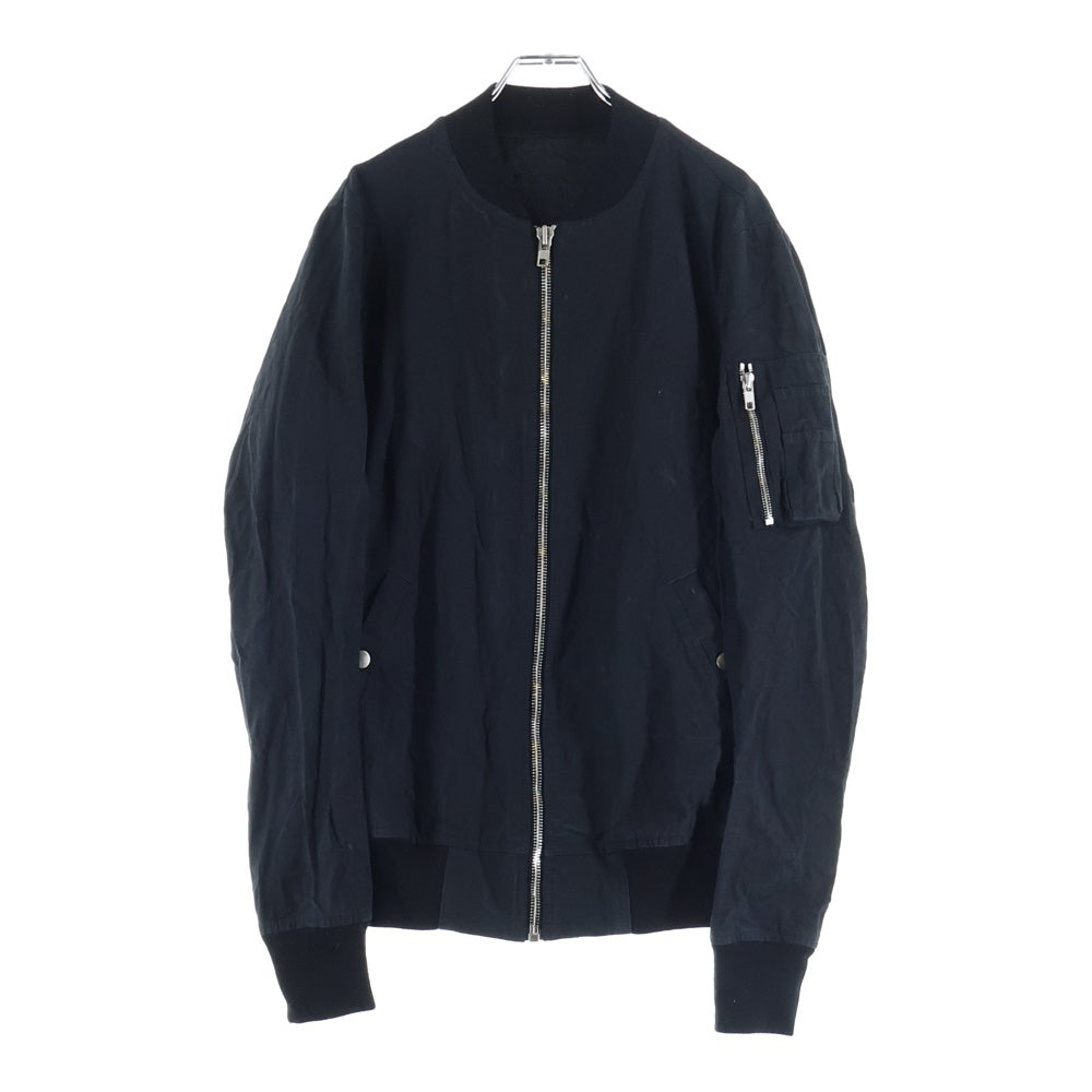 Rick Owens(リックオウエンス) FLIGHT BOMBER MA-1 フライトボンバージャケット ブラック RU15S4791-MO