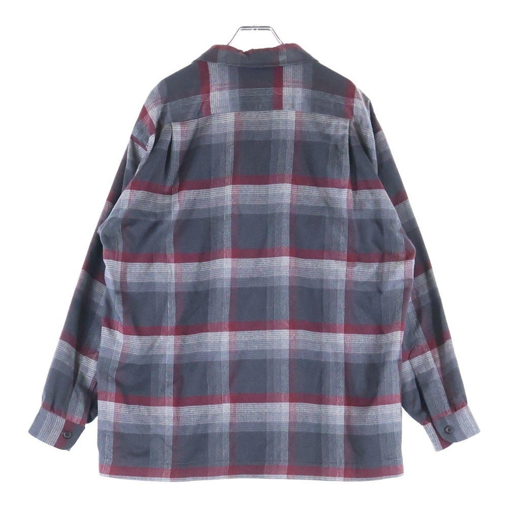 PENDLETON(ペンドルトン) シルクシャギーボードシャツ 長袖シャツ 63-01-44-01501 ブラック/レッド