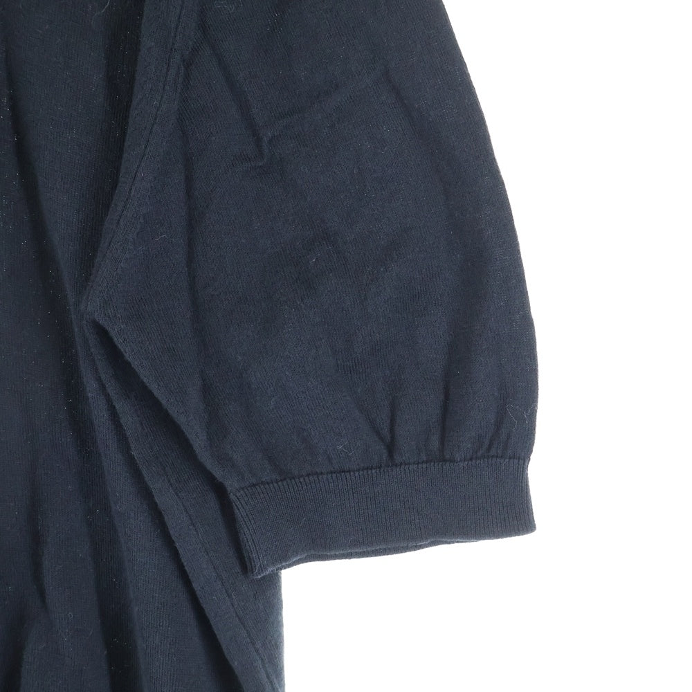 JOHN SMEDLEY(ジョンスメドレー) イングランド製 ハーフボタン コットン 半袖ポロシャツ ブラック