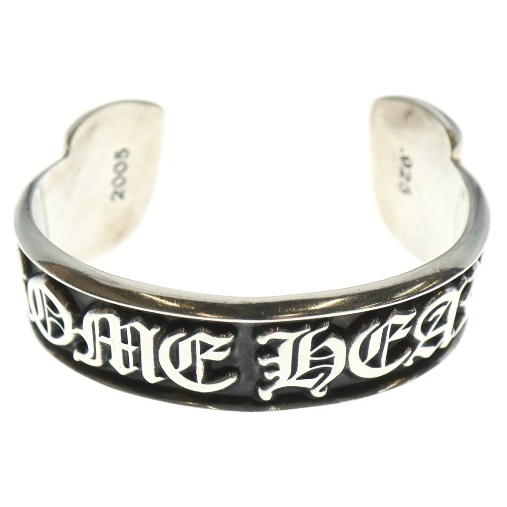CHROME HEARTS(クロムハーツ) SCROLL LABEL BANGLE スクロールラベルバングル シルバー