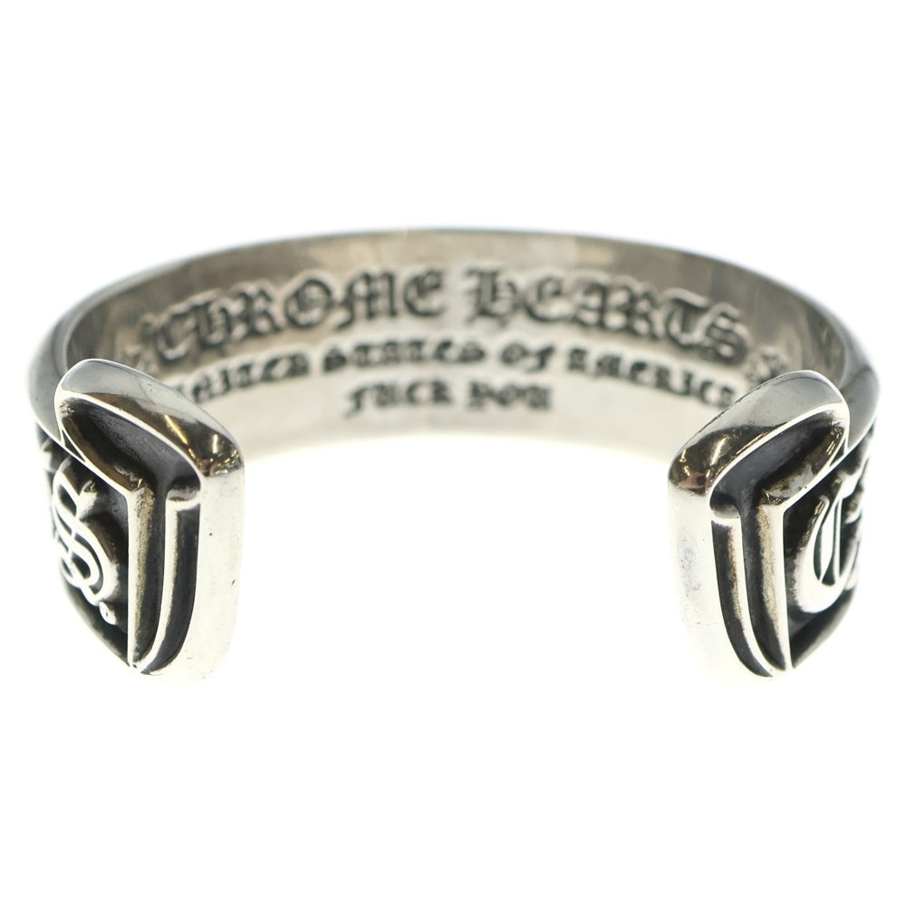 CHROME HEARTS(クロムハーツ) SCROLL LABEL BANGLE スクロールラベルバングル シルバー