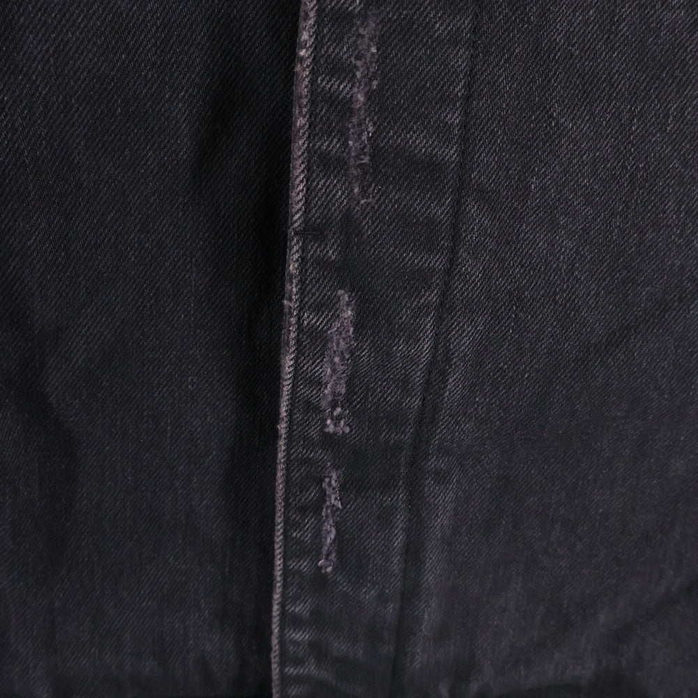 ATTACHMENT(アタッチメント) フロントポケット付 デニムジャケット ブラック