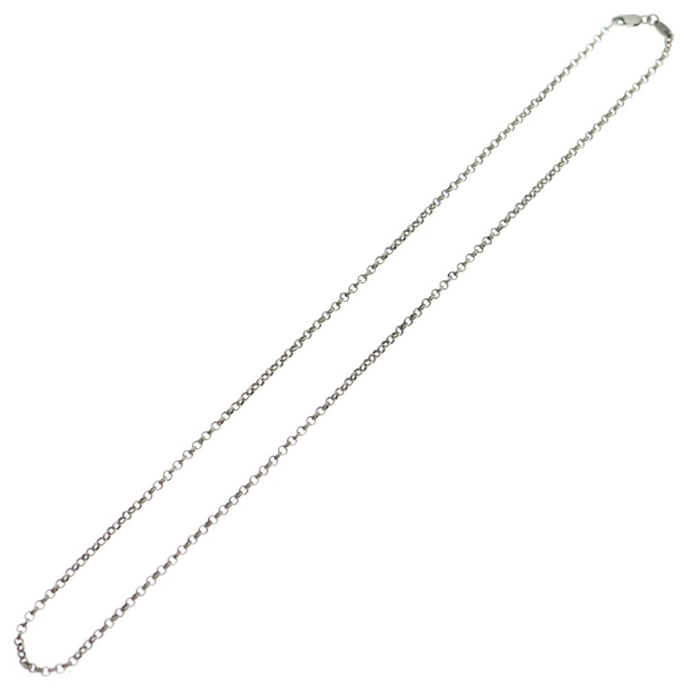 CHROME HEARTS(クロムハーツ) NECKCHAIN R18 ロールチェーンネックレス 18inch シルバー BCA083