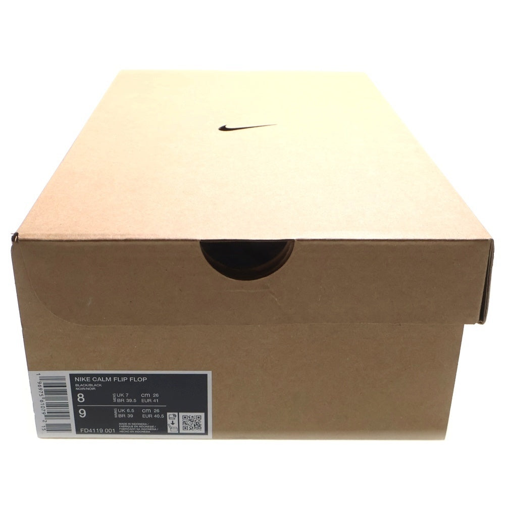 NIKE(ナイキ) Calm Light British Tan カーム ライトブリティッシュタン メンズ シューズ サンダル FD4119-001 ブラック 26.0cm