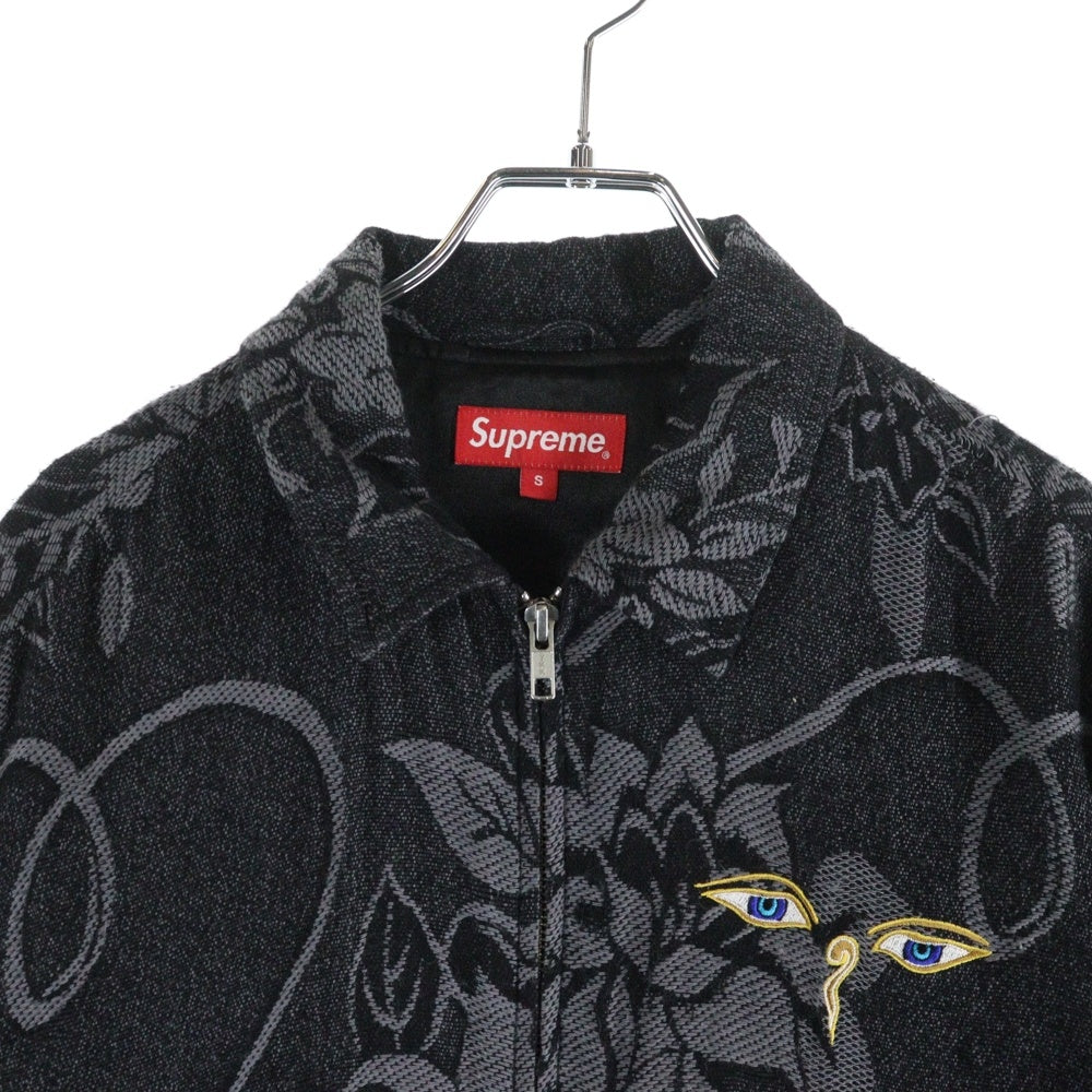 SUPREME(シュプリーム) 17SS Truth Tour Jacket ボタニカル総柄 トゥルース ツアー ジャケット ブラック