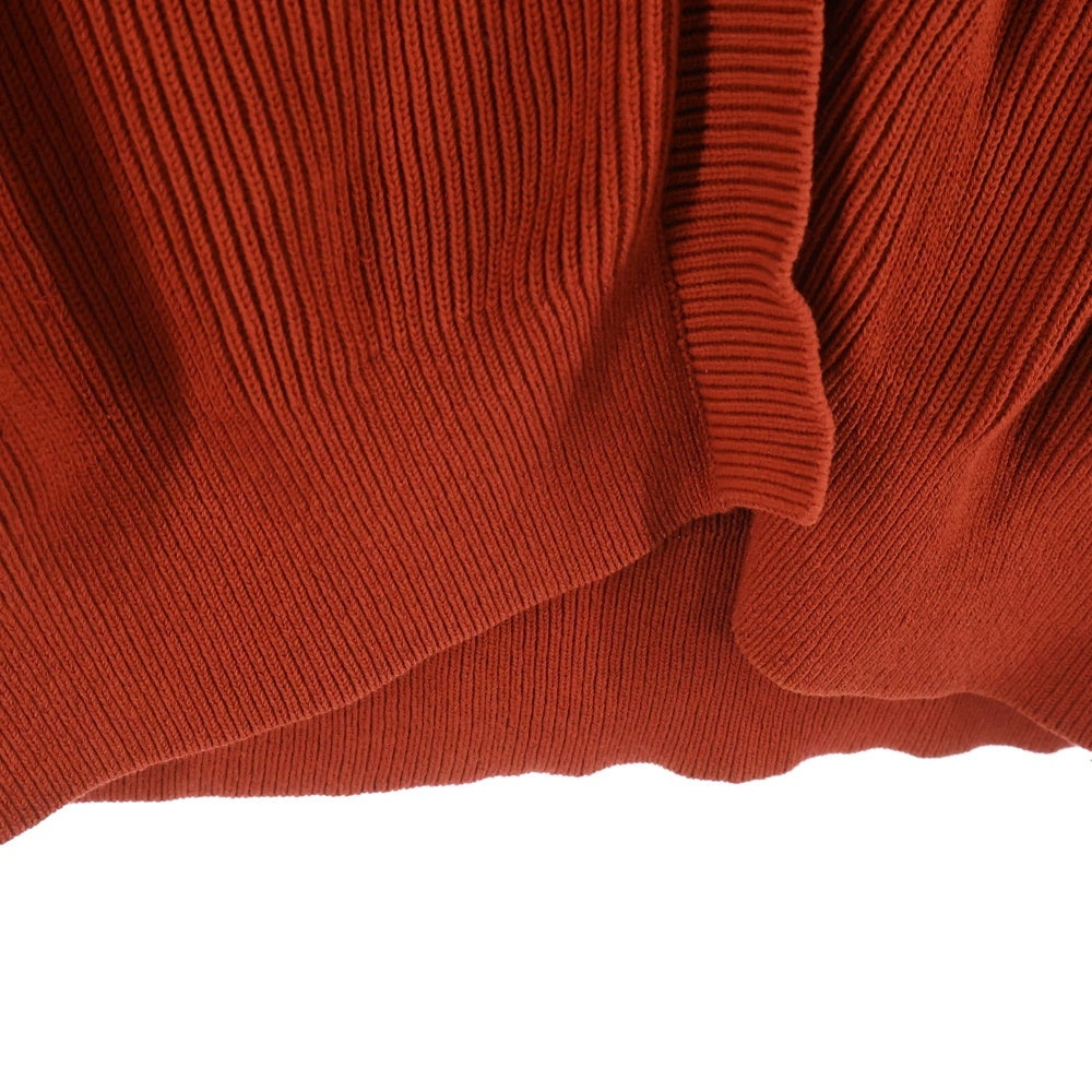 AURALEE(オーラリー) SUPER HARD TWIST RIB KNIT CARDIGAN ツイストリブ 長袖カーディガン オレンジ A8SC01TR