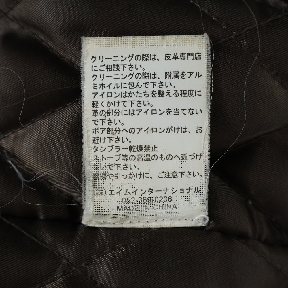NO BRAND(ノーブランド) EGO TRIPPING エゴトリッピング 裏地ボア コーデュロイジャケット ベージュ 611958
