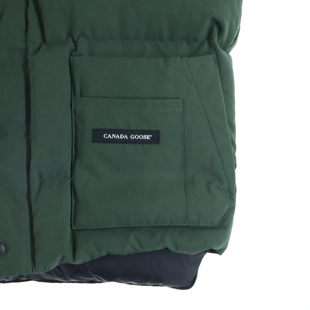 CANADA GOOSE(カナダグース) MONTREAL VEST モントリオールベスト ジップアップ ダウンベスト グリーン 4150M