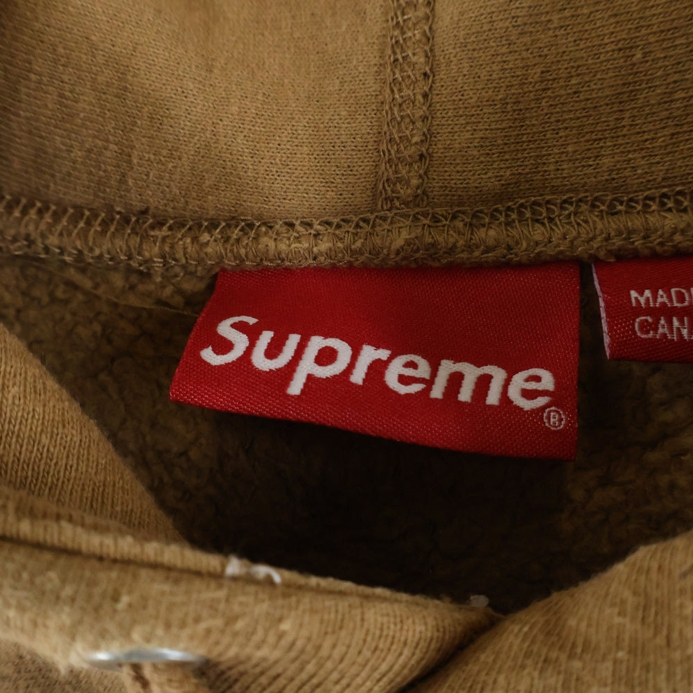 SUPREME(シュプリーム) 21SS ×Swarovski S Logo Hooded Sweatshirt スワロフスキー Sロゴ スウェット プルオーバーパーカー ブラウン
