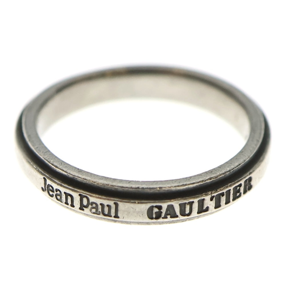 Jean Paul GAULTIER(ジャンポールゴルチエ) ロゴ刻印 サークルリング 指輪 シルバー