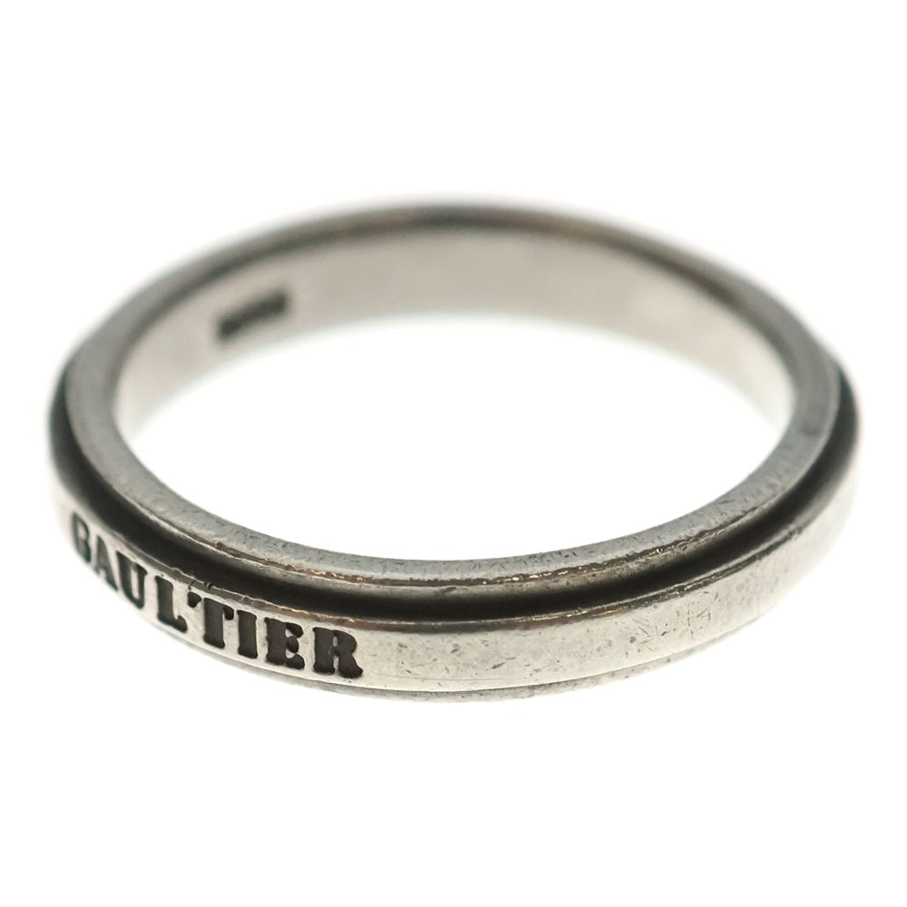 Jean Paul GAULTIER(ジャンポールゴルチエ) ロゴ刻印 サークルリング 指輪 シルバー